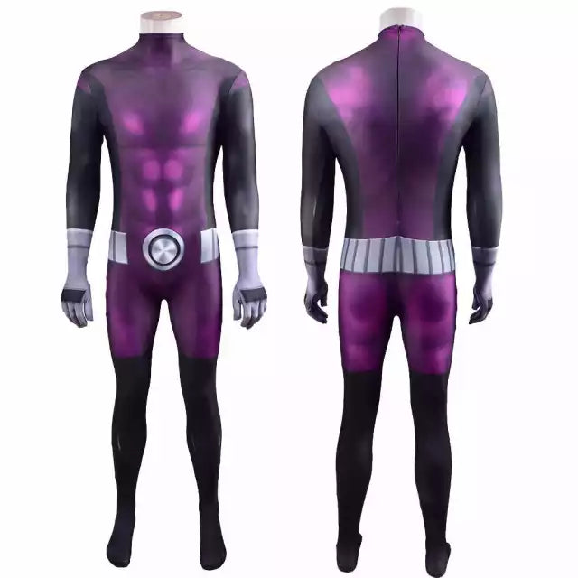 Adult Teen Titans Beast Boy Cosplay Costume Suit From Teen Titans