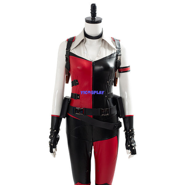 Mortal Kombat Mk11 Cassie Cage Harley Quinn Costume Halloween Outfit From Yicosplay