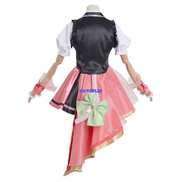 Mitsuri Kanroji Lolita Maid Dress Cosplay Costume From Yicosplay