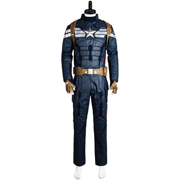 Winter Soldier Steve Rogers Uniform Outfit Cosplay Costume From Yicosplay